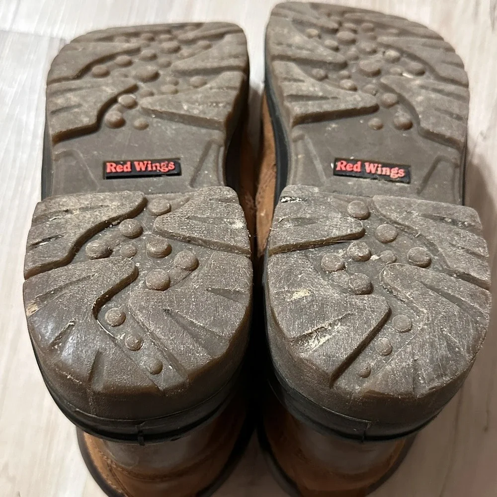 RED WING ASTMF 2413-05 Brown Boots Size 12 EE US. Steel Toe Fast Shipping‎